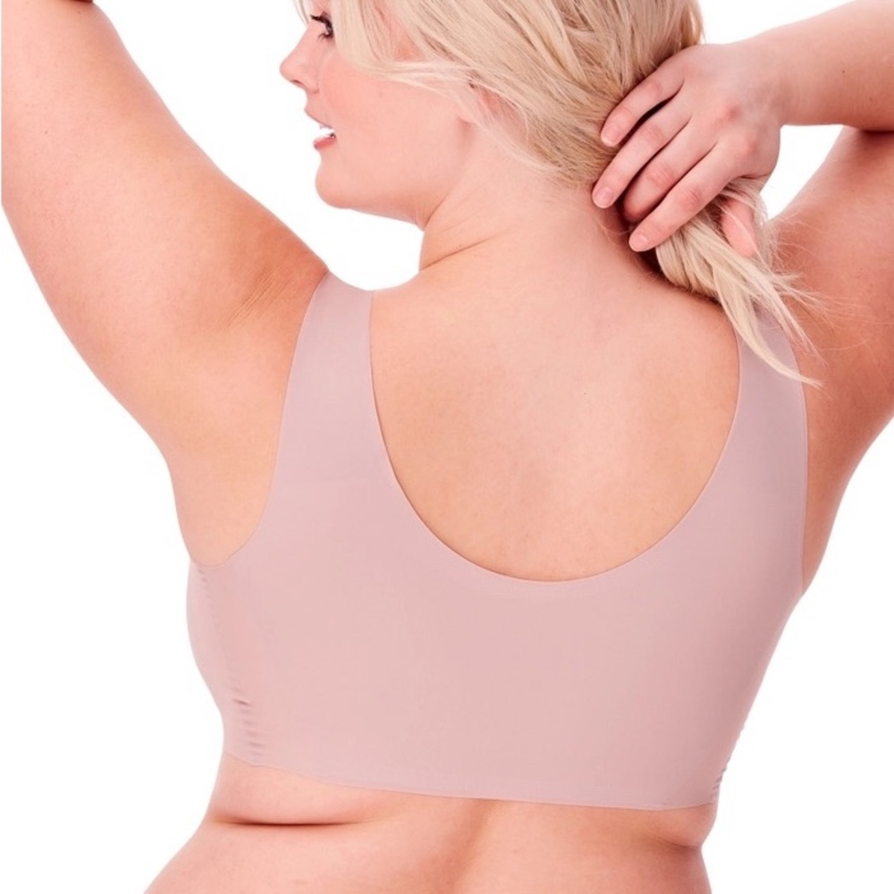 ✨ SALE NWT Wirefree Lined Comfort Bra in Modest Pink - Picture 9 of 11